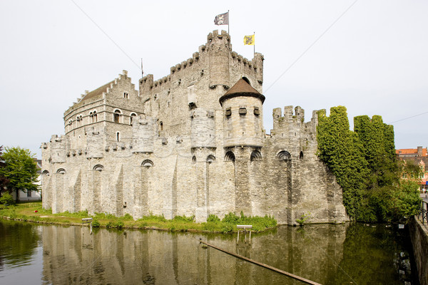 Kasteel België gebouw reizen architectuur huizen Stockfoto © phbcz