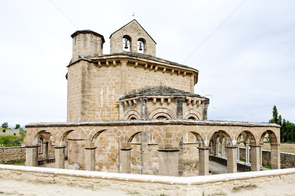 Church of Saint Mary of Eunate, Road to Santiago de Compostela,  Stock photo © phbcz