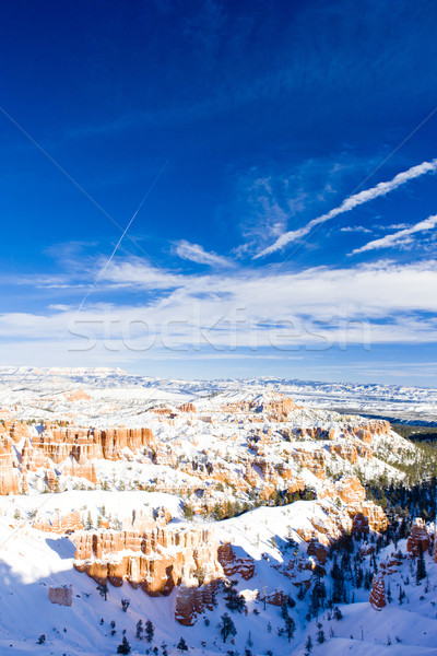 Bryce Canyon National Park in winter, Utah, USA Stock photo © phbcz