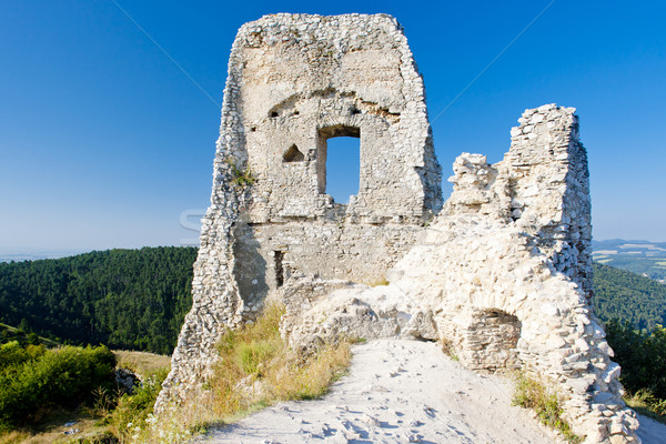 Foto stock: Ruinas · castillo · Eslovaquia · edificio · arquitectura · historia