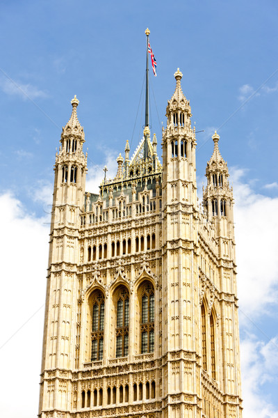 Victoria Tower, Westminster Palace, London, Great Britain Stock photo © phbcz