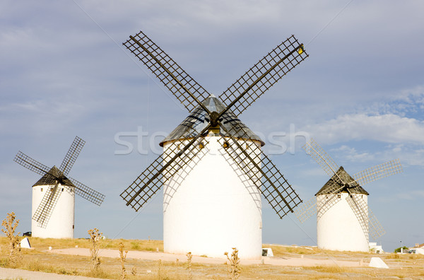 Espanha moinho de vento moinho ao ar livre fora ponto de referência Foto stock © phbcz