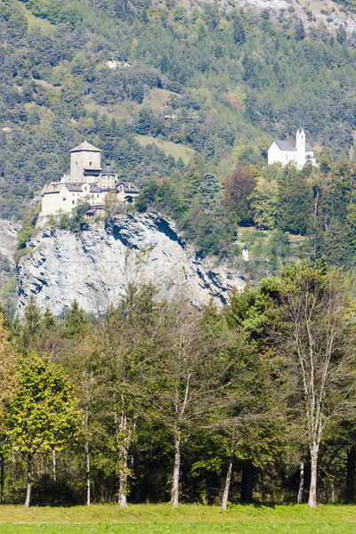 Rhazuns Castle, canton Graubunden, Switzerland Stock photo © phbcz