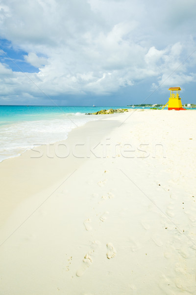 cabin on the beach, Enterprise Beach, Barbados, Caribbean Stock photo © phbcz