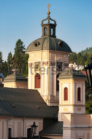 detail of Church of St. Mary, Banska Stiavnica, Slovakia Stock photo © phbcz