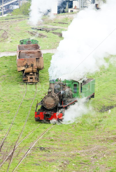 steam locomotives, Kostolac, Serbia Stock photo © phbcz