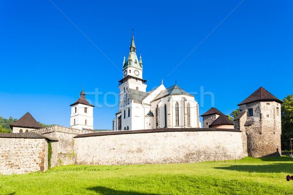 castle and church of Saint Catherine, Kremnica, Slovakia Stock photo © phbcz