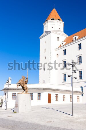 Bratislava castillo Eslovaquia viaje arquitectura Europa Foto stock © phbcz