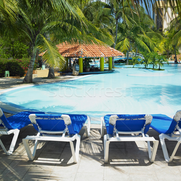 hotel''s swimming pool, Varadero, Cuba Stock photo © phbcz