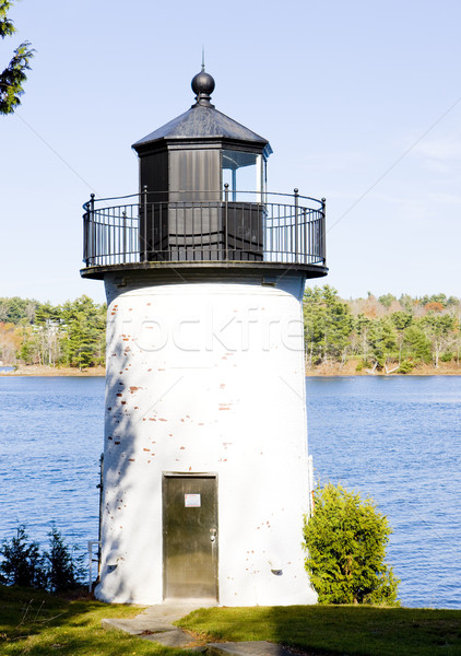 Whitlocks Mill Lighthouse, Calais, Maine, USA Stock photo © phbcz