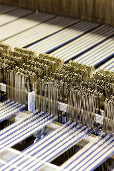 close up of textile machine Stock photo © phbcz