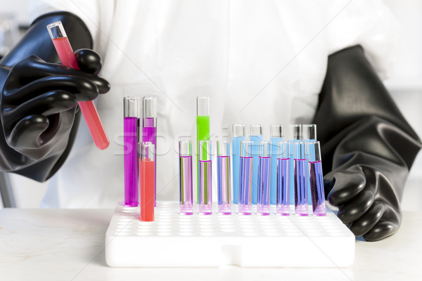 [[stock_photo]]: Détail · femme · test · laboratoire · femmes