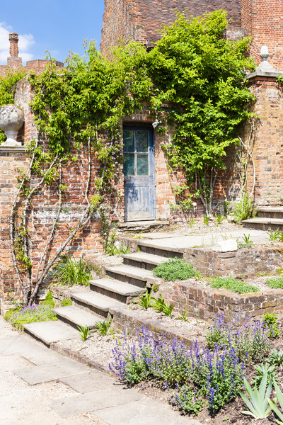 garden of Hatfield House, Hertfordshire, England Stock photo © phbcz