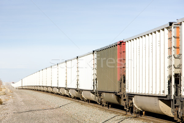 Stock photo: freight train, Colorado, USA