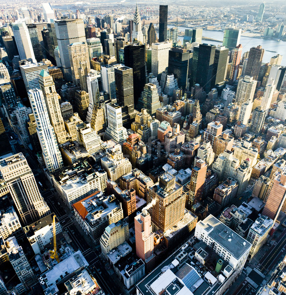 view of Manhattan from The Empire State Building, New York City, Stock photo © phbcz