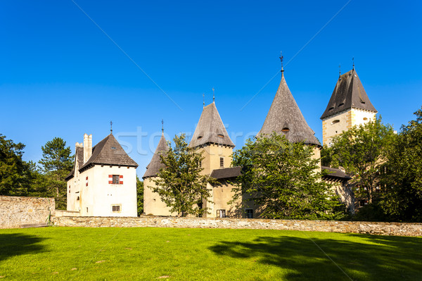 [[stock_photo]]: Château · baisser · Autriche · architecture · Europe