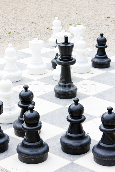 chess, Bingen am Rhein, Rhineland-Palatinate, Germany Stock photo © phbcz