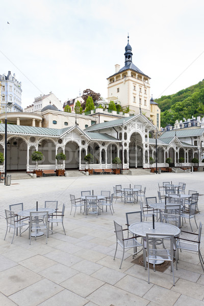 Market Colonnade, Karlovy Vary (Carlsbad), Czech Republic Stock photo © phbcz