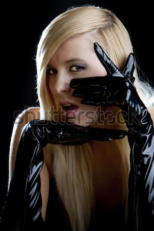 woman's portrait with handcuffs Stock photo © phbcz