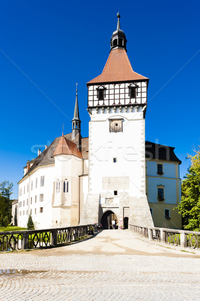 Stock photo: palace Blatna, Czech Republic