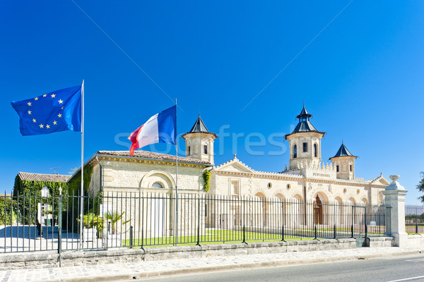 Chateau Cos D'Estournel, Bordeaux Region, France Stock photo © phbcz