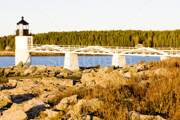 Marshall Point Lighthouse, Maine, USA Stock photo © phbcz