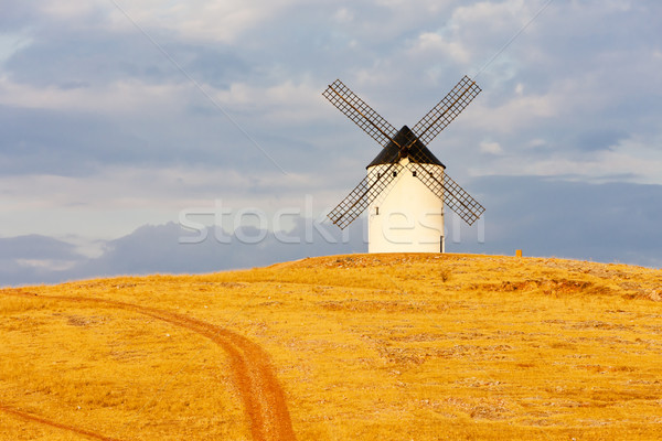 windmill, Alcazar de San Juan, Castile-La Mancha, Spain Stock photo © phbcz