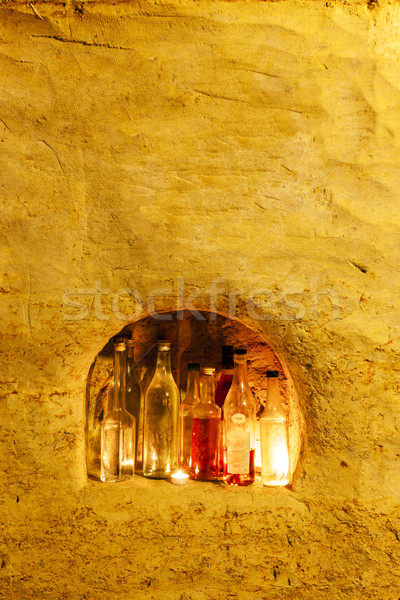 Archive cave à vin République tchèque vin bouteille [[stock_photo]] © phbcz