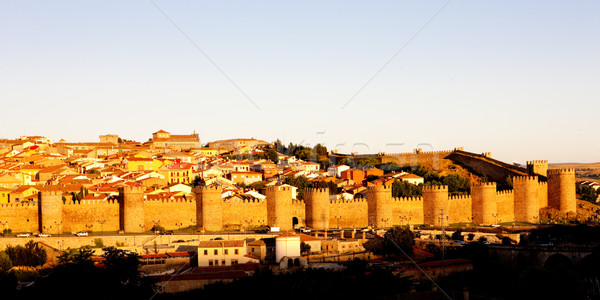 Spanien Gebäude Architektur Stadt mittelalterlichen Freien Stock foto © phbcz