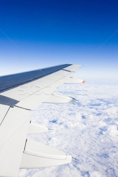 air transport - plane's wing Stock photo © phbcz