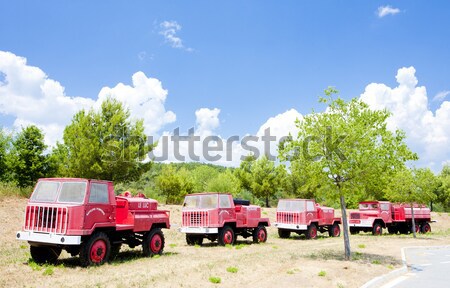 fire engines, Provence, France Stock photo © phbcz