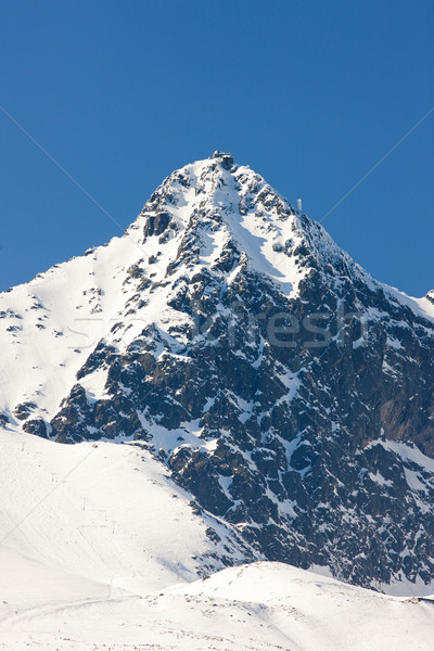 [[stock_photo]]: Pic · élevé · Slovaquie · nature · neige · paysages