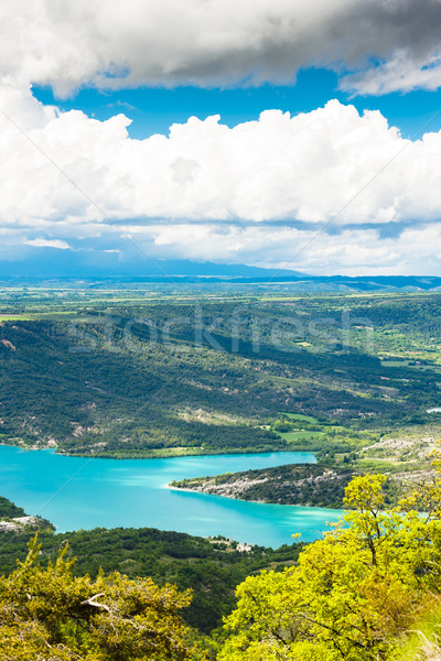 St Croix Lake, Verdon Gorge, Provence, France Stock photo © phbcz
