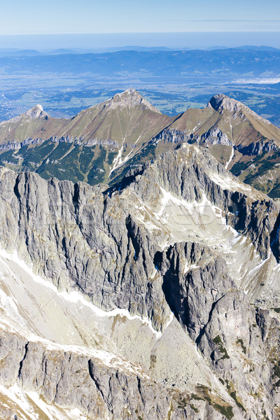 view from Lomnicky Peak, Vysoke Tatry (High Tatras), Slovakia Stock photo © phbcz