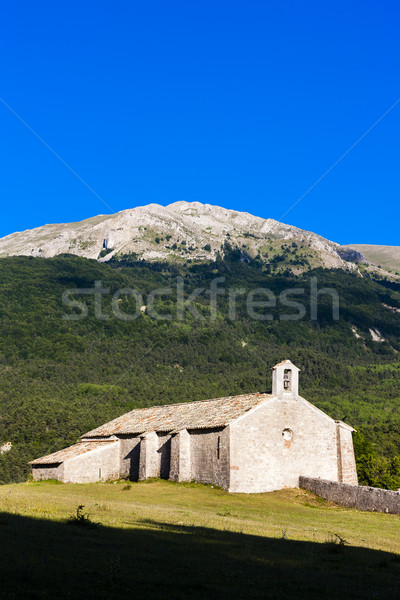 Chapel Notre-Dame near Vergons, Provence, France Stock photo © phbcz