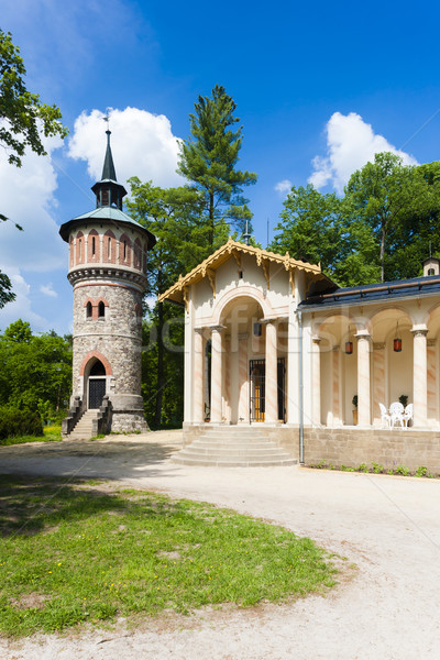 [[stock_photo]]: Palais · château · République · tchèque · bâtiment · Voyage · architecture