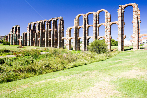 Aqueduct of Los Milagros, Merida, Badajoz Province, Extremadura, Stock photo © phbcz