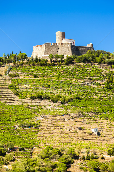Saint Elme fortress, Languedoc-Roussillon, France Stock photo © phbcz
