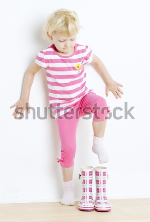 Сток-фото: девочку · девушки · ребенка · Kid · розовый