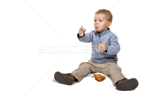 baby with cookies Stock photo © philipimage