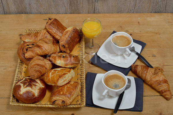 small french breakfast Stock photo © philipimage