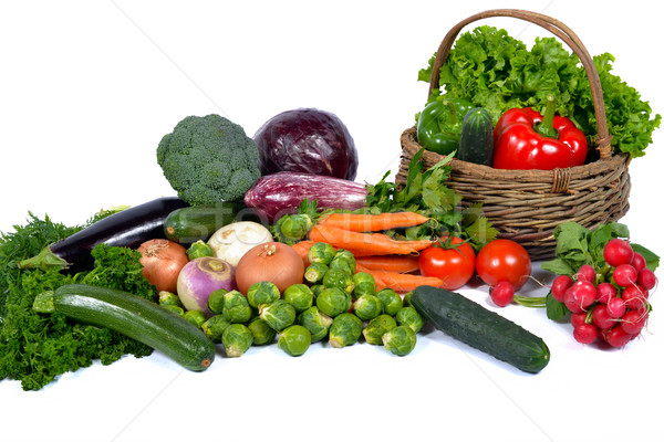 vegetables and basket Stock photo © philipimage