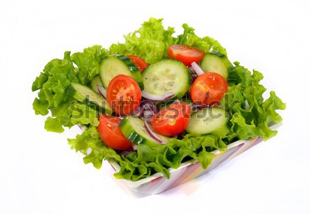 salad with vegetables and greens Stock photo © philipimage