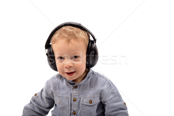 baby headphones Stock photo © philipimage