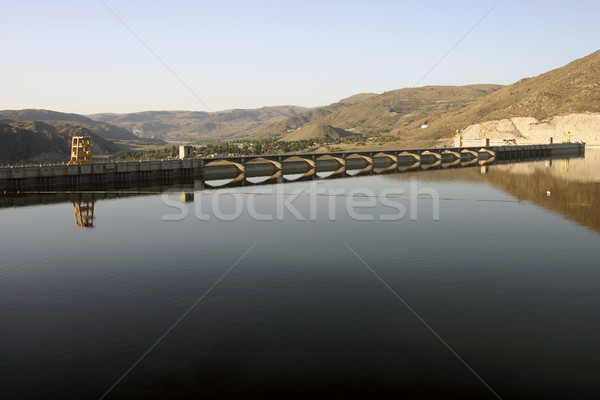 воды озеро электроэнергии Сток-фото © photoblueice