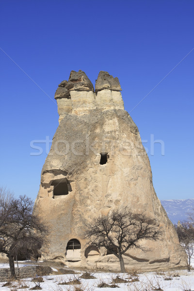 Fee Schornstein Türkei rock Erosion Wetter Stock foto © photoblueice
