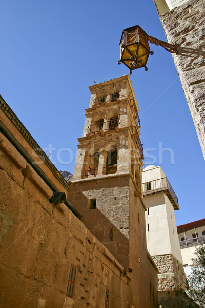 Manastire turn Egipt Imagine de stoc © photoblueice