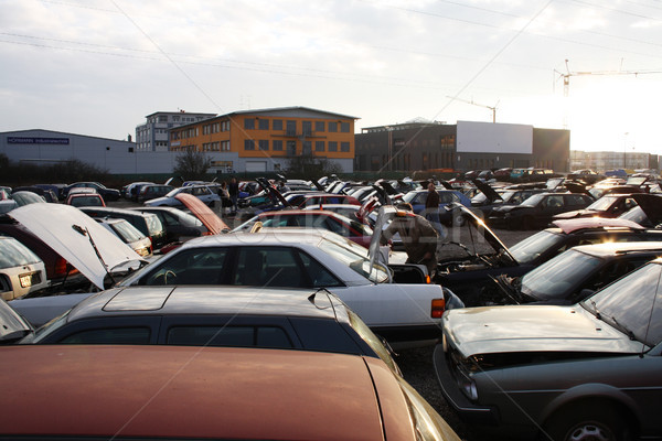 scrap yard in Germany Stock photo © photochecker