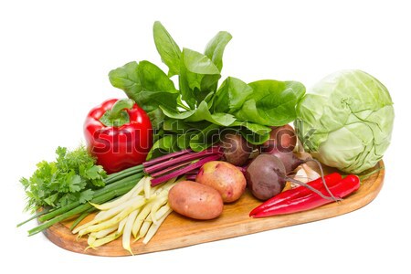 增加至灯箱 商业照片 #2609334mix of fresh vegetables isolated on