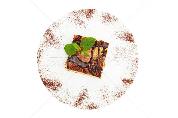 cheesecake drenched in chocolate Stock photo © Photocrea